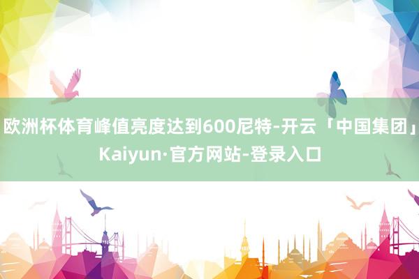 欧洲杯体育峰值亮度达到600尼特-开云「中国集团」Kaiyun·官方网站-登录入口