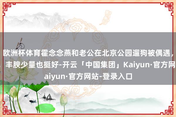 欧洲杯体育霍念念燕和老公在北京公园遛狗被偶遇，体格有点胖，丰腴少量也挺好-开云「中国集团」Kaiyun·官方网站-登录入口